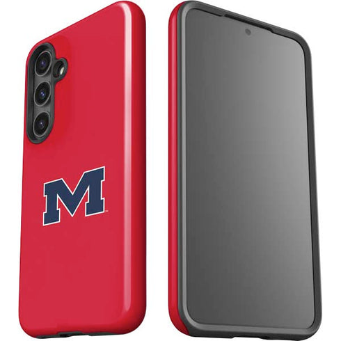 University of Mississippi Ole Miss Logo Red Galaxy S25 Plus Impact Case